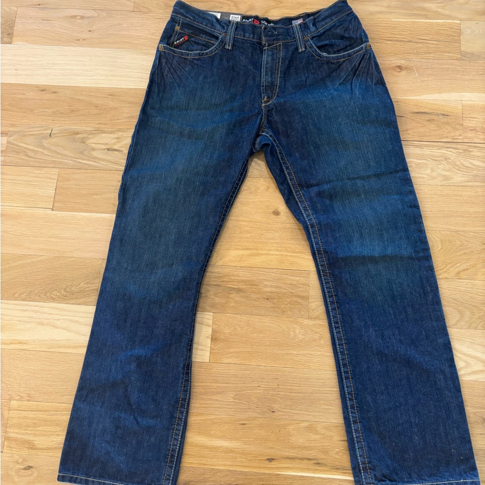 NWT Ariat Men's Dark Blue Low Rise Boot Cut Jeans